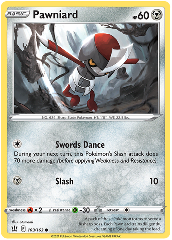 Pawniard (103/163) [Sword & Shield: Battle Styles] Pokémon