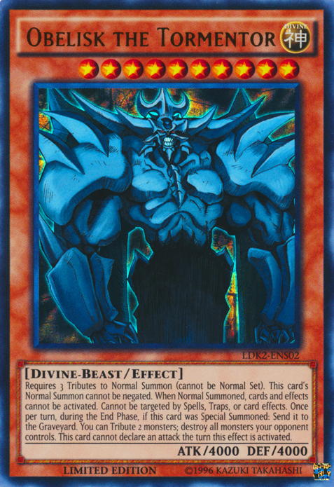 Obelisk the Tormentor [LDK2-ENS02] Ultra Rare Yu-Gi-Oh!