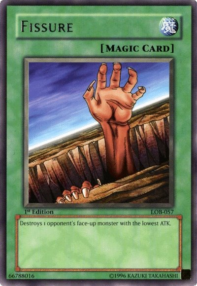 Fissure [LOB-057] Rare Yu-Gi-Oh!