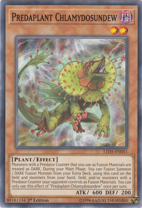 Predaplant Chlamydosundew [LED5-EN051] Common Yu-Gi-Oh!