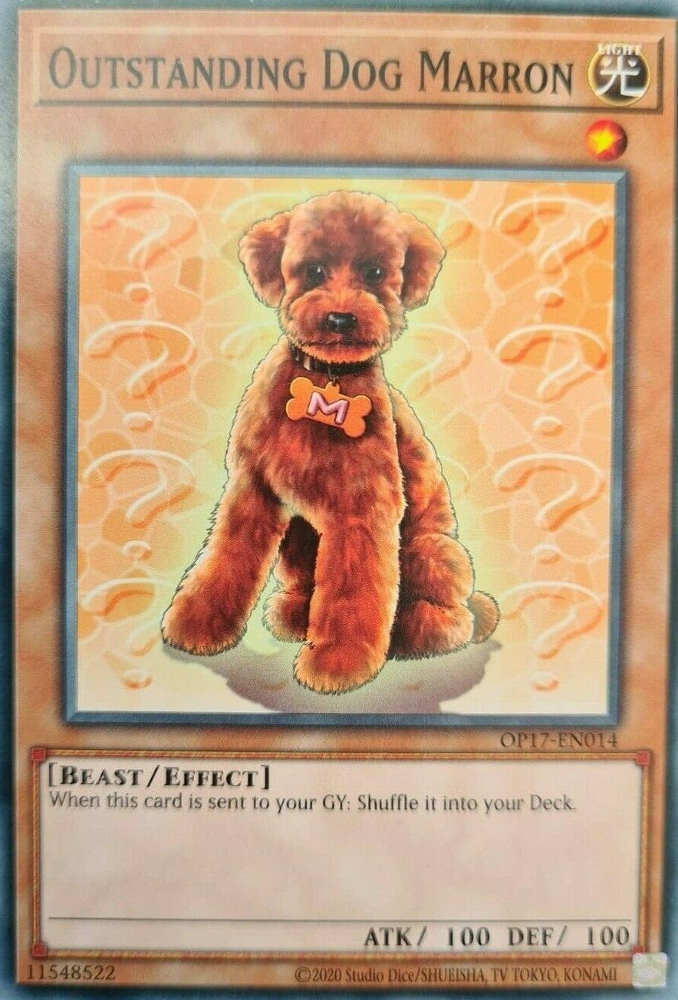 Outstanding Dog Marron [OP17-EN014] Common Yu-Gi-Oh!