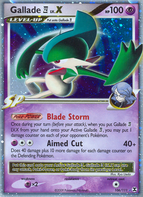 Gallade LV.X (106/111) [Platinum: Rising Rivals] Pokémon