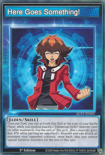Here Goes Something! [SGX1-ENS01] Common Yu-Gi-Oh!