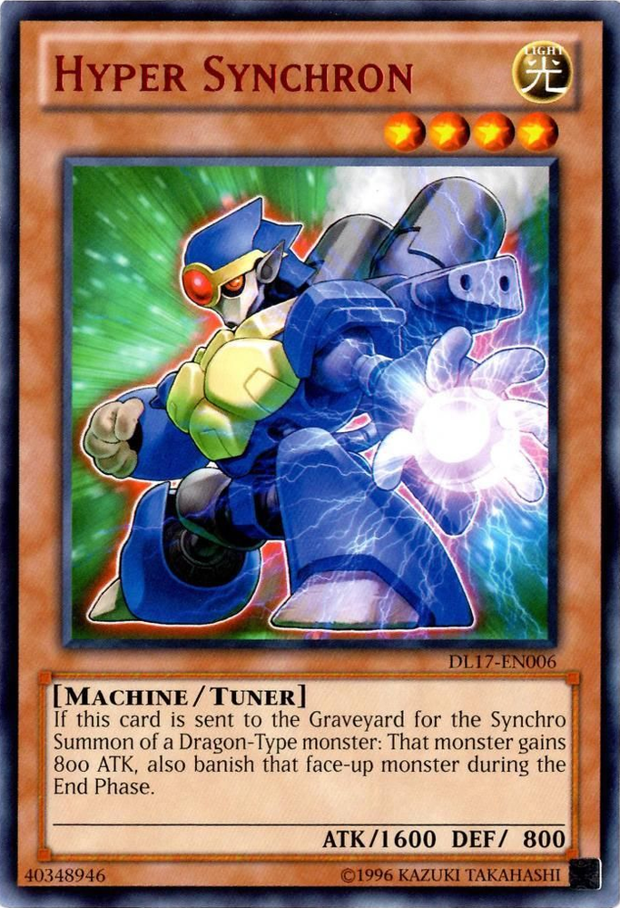 Hyper Synchron (Red) [DL17-EN006] Rare Yu-Gi-Oh!