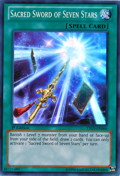 Sacred Sword of Seven Stars [LTGY-EN066] Super Rare Yu-Gi-Oh!