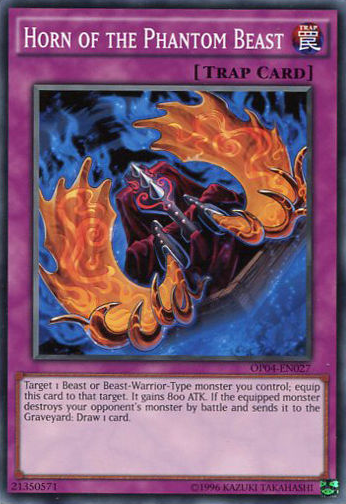 Horn of the Phantom Beast [OP04-EN027] Common Yu-Gi-Oh!