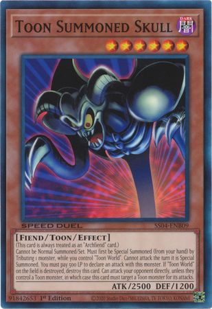 Toon Summoned Skull [SS04-ENB09] Common Yu-Gi-Oh!