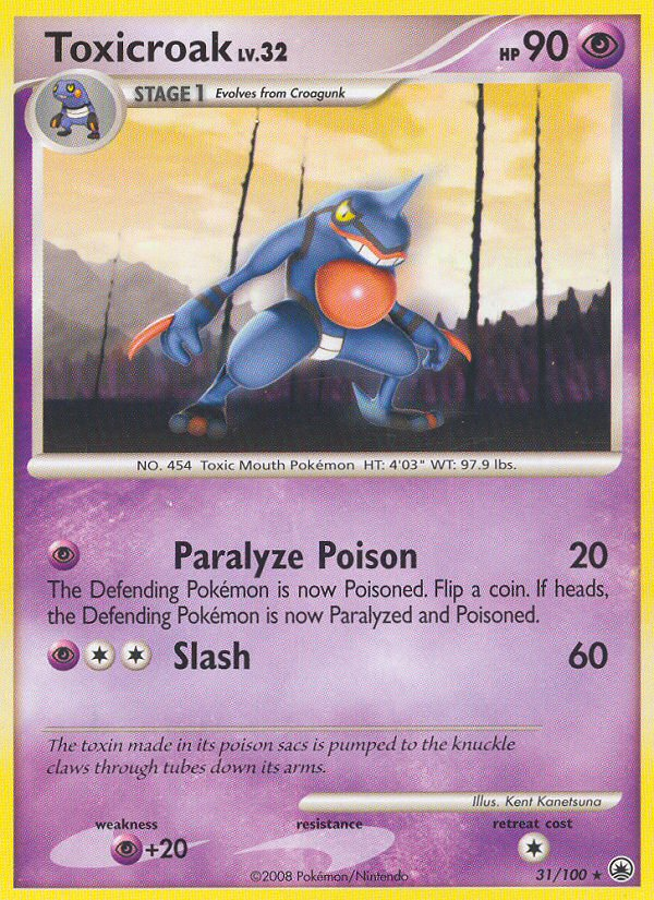 Toxicroak (31/100) [Diamond & Pearl: Majestic Dawn] Pokémon