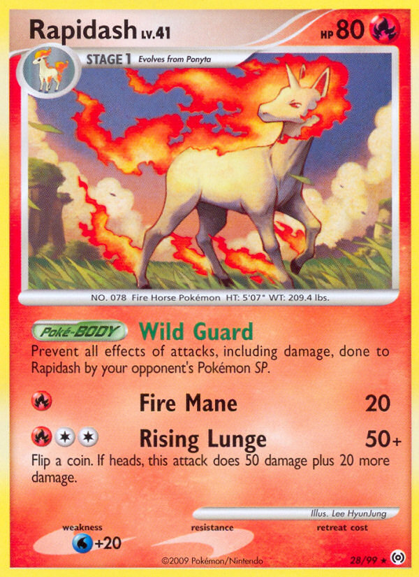 Rapidash (28/99) [Platinum: Arceus] Pokémon