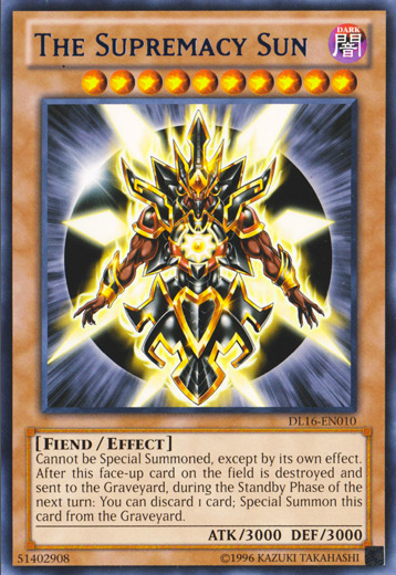 The Supremacy Sun (Blue) [DL16-EN010] Rare Yu-Gi-Oh!