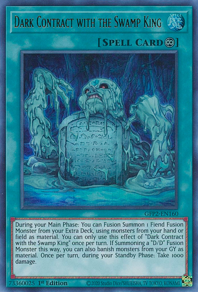 Dark Contract with the Swamp King [GFP2-EN160] Ultra Rare Yu-Gi-Oh!