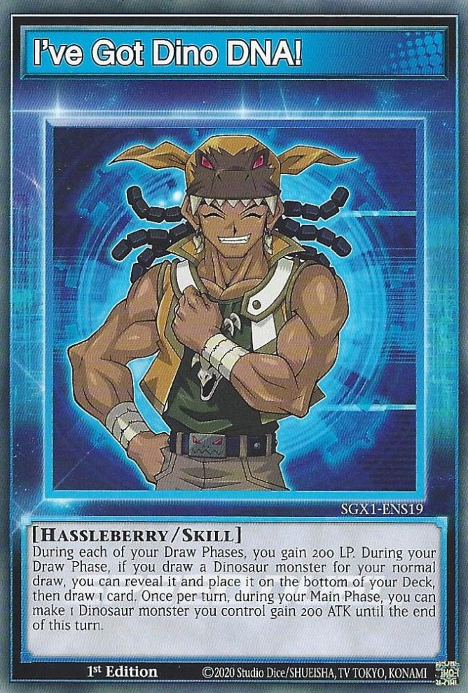 I've Got Dino DNA! [SGX1-ENS19] Common Yu-Gi-Oh!