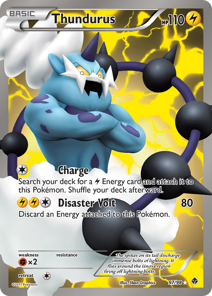 Thundurus (97/98) [Black & White: Emerging Powers] Pokémon