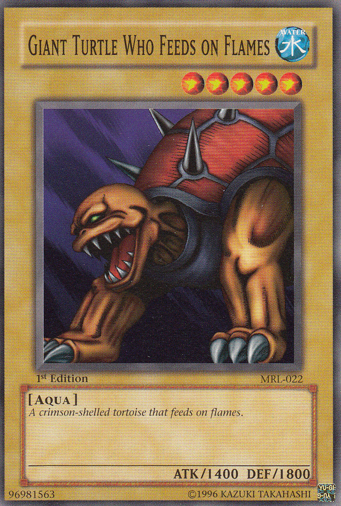 Giant Turtle Who Feeds on Flames [MRL-022] Common Yu-Gi-Oh!