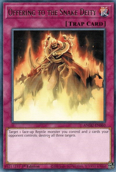 Offering to the Snake Deity (Rare) [ANGU-EN060] Rare Yu-Gi-Oh!