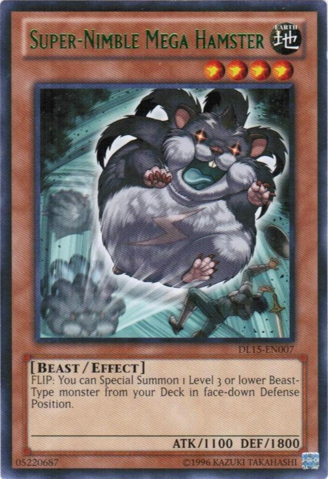 Super-Nimble Mega Hamster (Green) [DL15-EN007] Rare Yu-Gi-Oh!