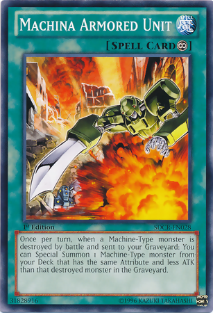 Machina Armored Unit [SDCR-EN028] Common Yu-Gi-Oh!