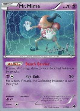 Mr. Mime (47/116) (Emerald King - Andrew Estrada) [World Championships 2014] Pokémon