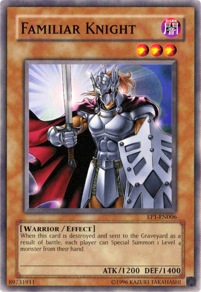 Familiar Knight [EP1-EN006] Common Yu-Gi-Oh!