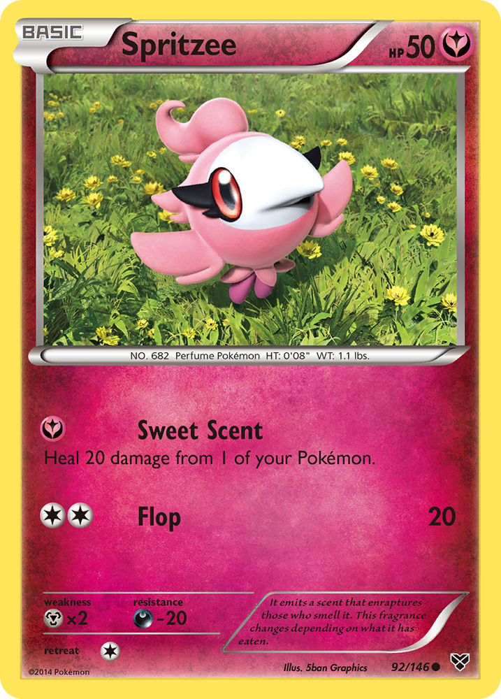Spritzee (92/146) [XY: Base Set] Pokémon
