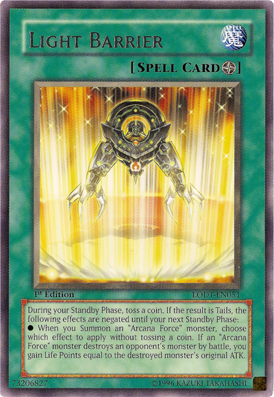 Light Barrier [LODT-EN051] Rare Yu-Gi-Oh!