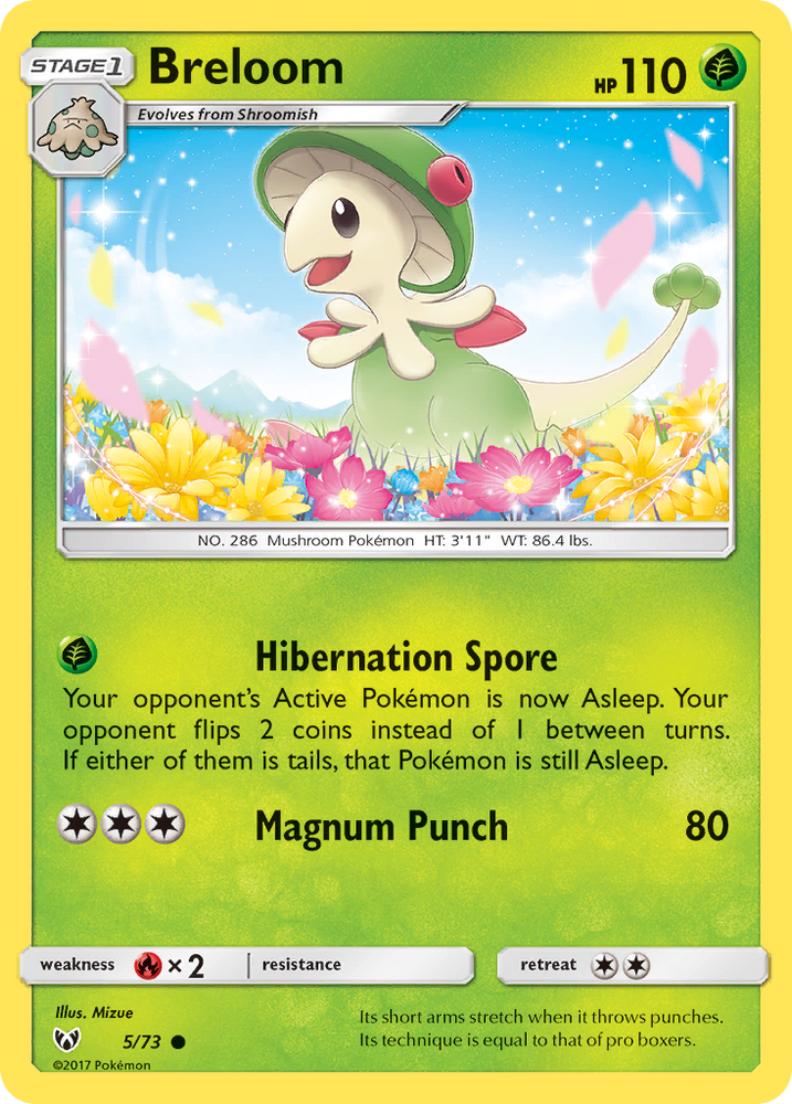 Breloom (5/73) [Sun & Moon: Shining Legends] Pokémon