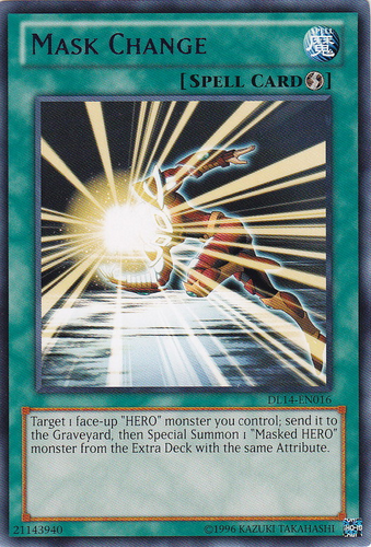 Mask Change (Blue) [DL14-EN016] Rare Yu-Gi-Oh!