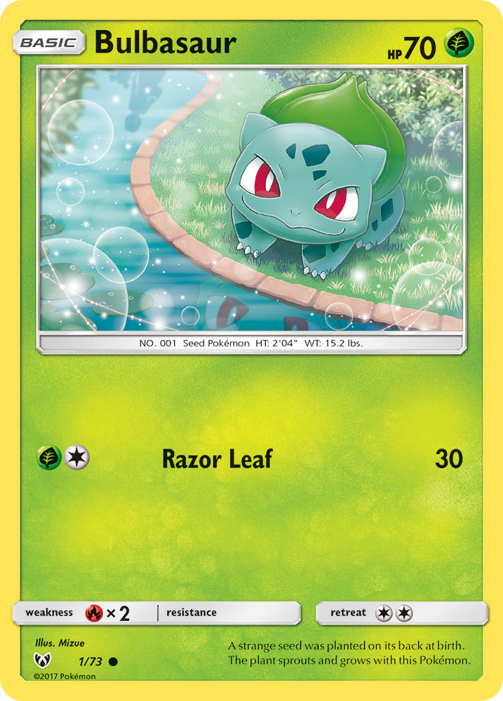 Bulbasaur (1/73) [Sun & Moon: Shining Legends] Pokémon