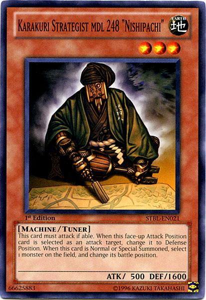 Karakuri Strategist mdl 248 Nishipachi [STBL-EN021] Common Yu-Gi-Oh!