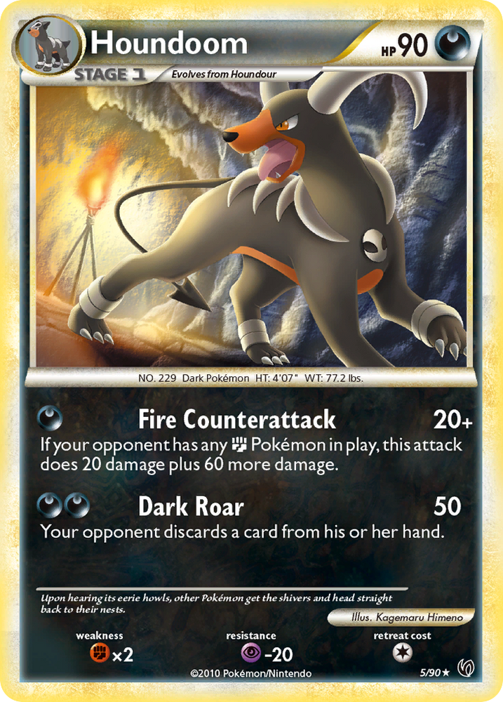 Houndoom (5/90) [HeartGold & SoulSilver: Undaunted] Pokémon