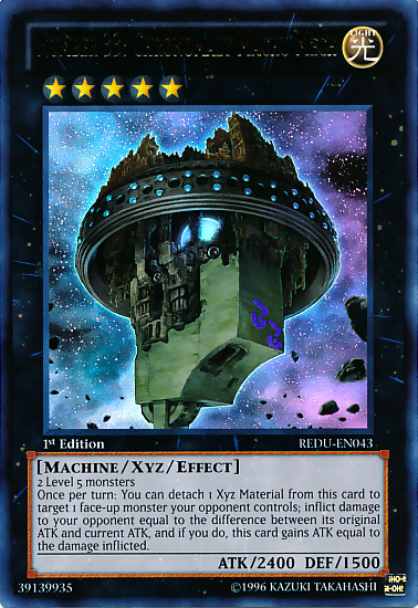 Number 33: Chronomaly Machu Mech [REDU-EN043] Ultra Rare Yu-Gi-Oh!