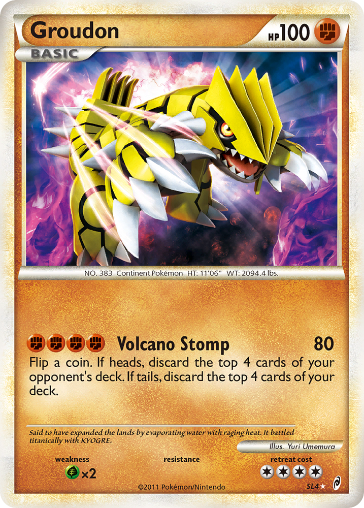 Groudon (SL4) [HeartGold & SoulSilver: Call of Legends] Pokémon