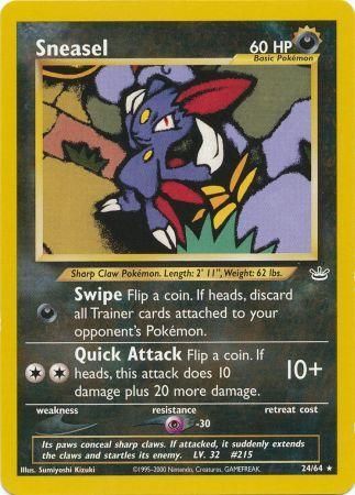 Sneasel (24/64) [Neo Revelation Unlimited] Pokémon