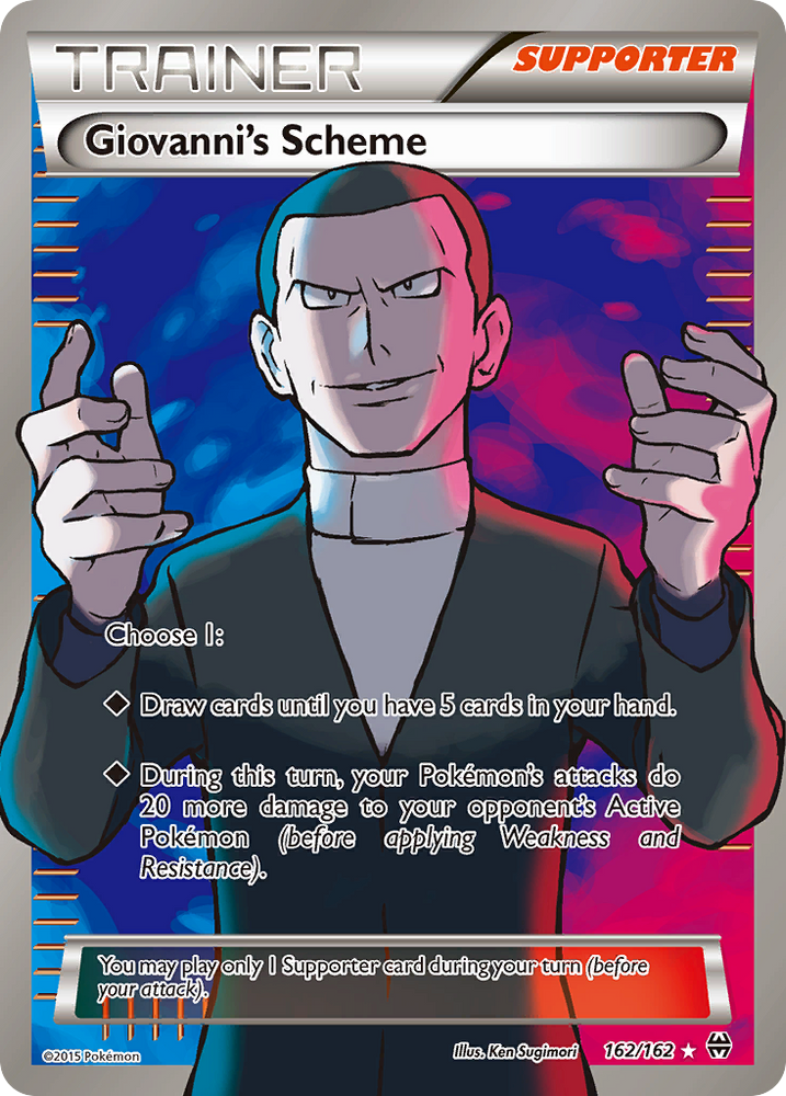Giovanni's Scheme (162/162) [XY: BREAKthrough] Pokémon