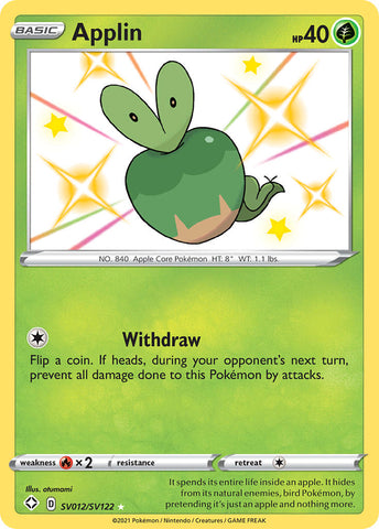 Applin (SV012/SV122) [Sword & Shield: Shining Fates] Pokémon