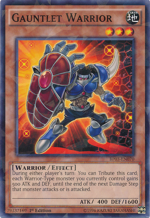 Gauntlet Warrior [BP03-EN070] Shatterfoil Rare Yu-Gi-Oh!