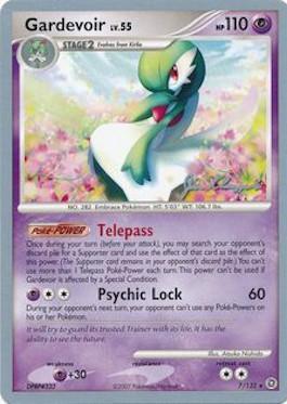 Gardevoir LV.55 (7/132) (Psychic Lock - Jason Klaczynski) [World Championships 2008] Pokémon