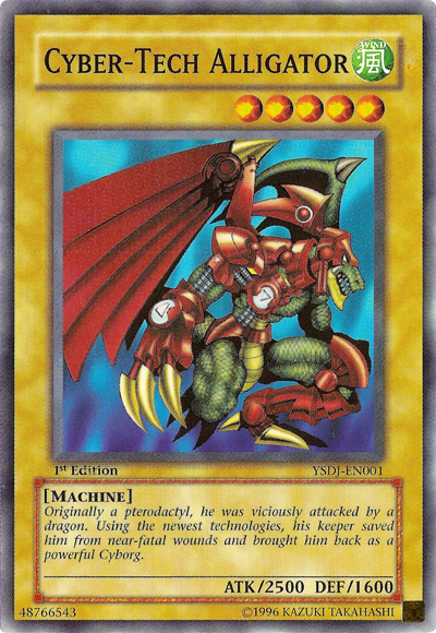 Cyber-Tech Alligator [YSDJ-EN001] Common Yu-Gi-Oh!