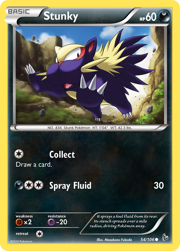 Stunky (54/106) [XY: Flashfire] Pokémon