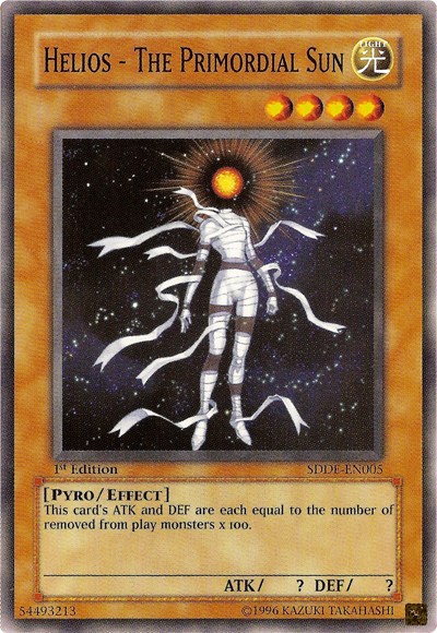 Helios - The Primordial Sun [SDDE-EN005] Common Yu-Gi-Oh!
