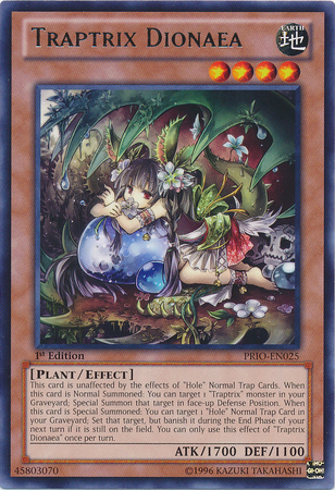 Traptrix Dionaea [PRIO-EN025] Rare Yu-Gi-Oh!
