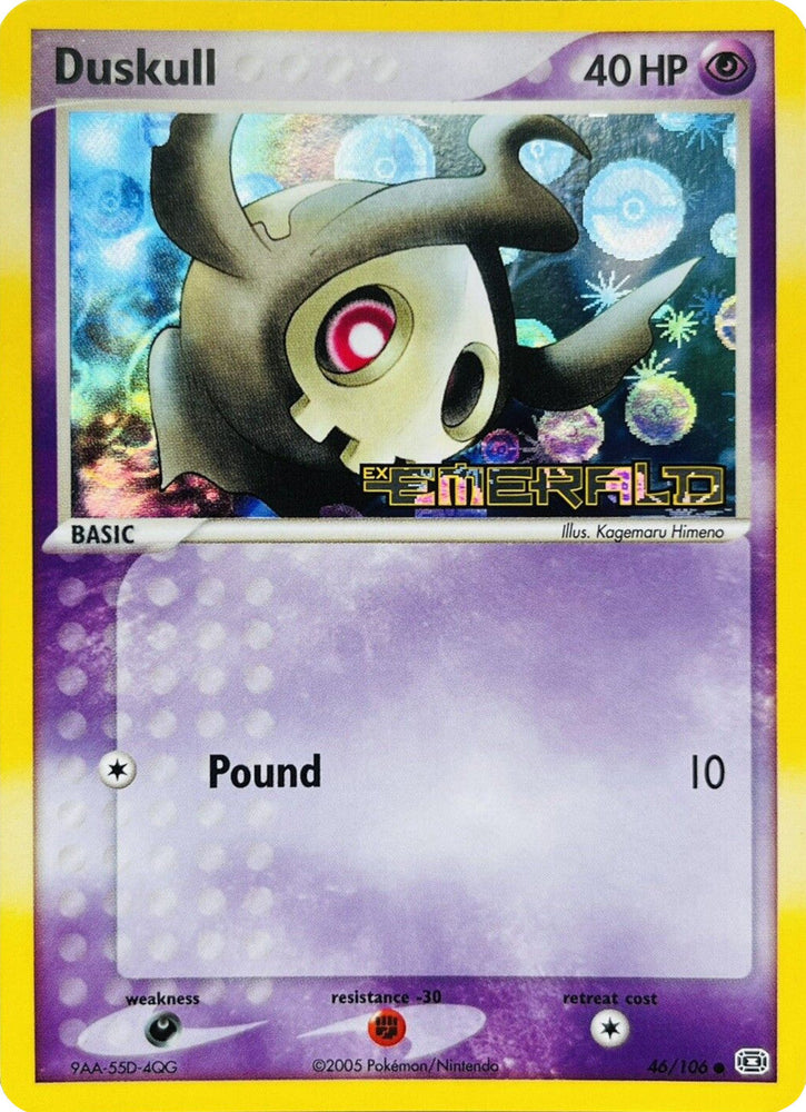 Duskull (46/106) (Stamped) [EX: Emerald] Pokémon