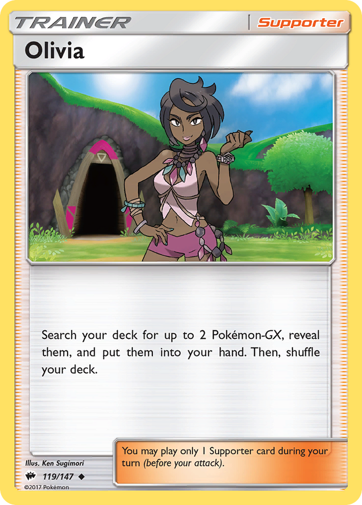 Olivia (119/147) [Sun & Moon: Burning Shadows] Pokémon