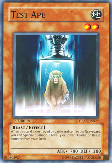 Test Ape [GLAS-EN025] Common Yu-Gi-Oh!