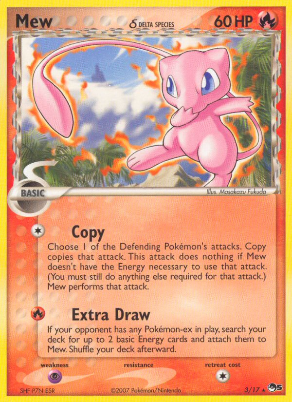 Mew (3/17) (Delta Species) [POP Series 5] Pokémon