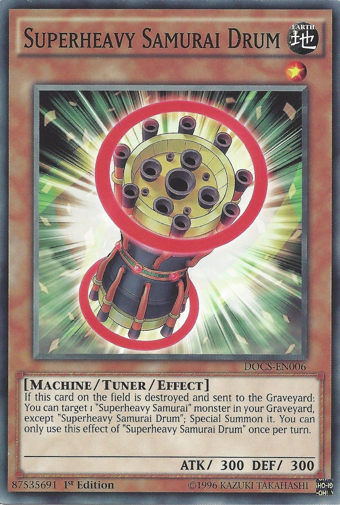 Superheavy Samurai Drum [DOCS-EN006] Common Yu-Gi-Oh!