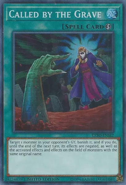 Called by the Grave [EXFO-ENSE2] Super Rare Yu-Gi-Oh!