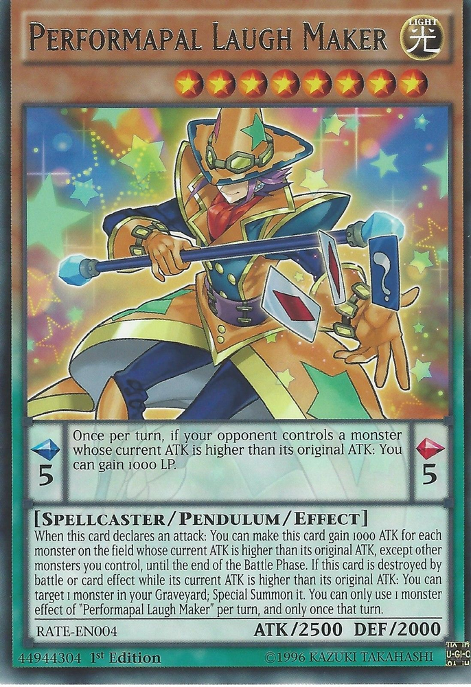 Performapal Laugh Maker [RATE-EN004] Rare Yu-Gi-Oh!