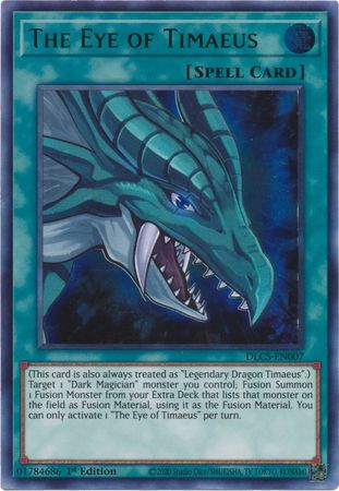 The Eye of Timaeus (Green) [DLCS-EN007] Ultra Rare Yu-Gi-Oh!