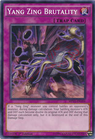 Yang Zing Brutality [MP15-EN184] Common Yu-Gi-Oh!